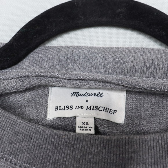 Madewell Bliss and Mischief Woman of the Hour Sweatshirt Pullover XS - Picture 4 of 6